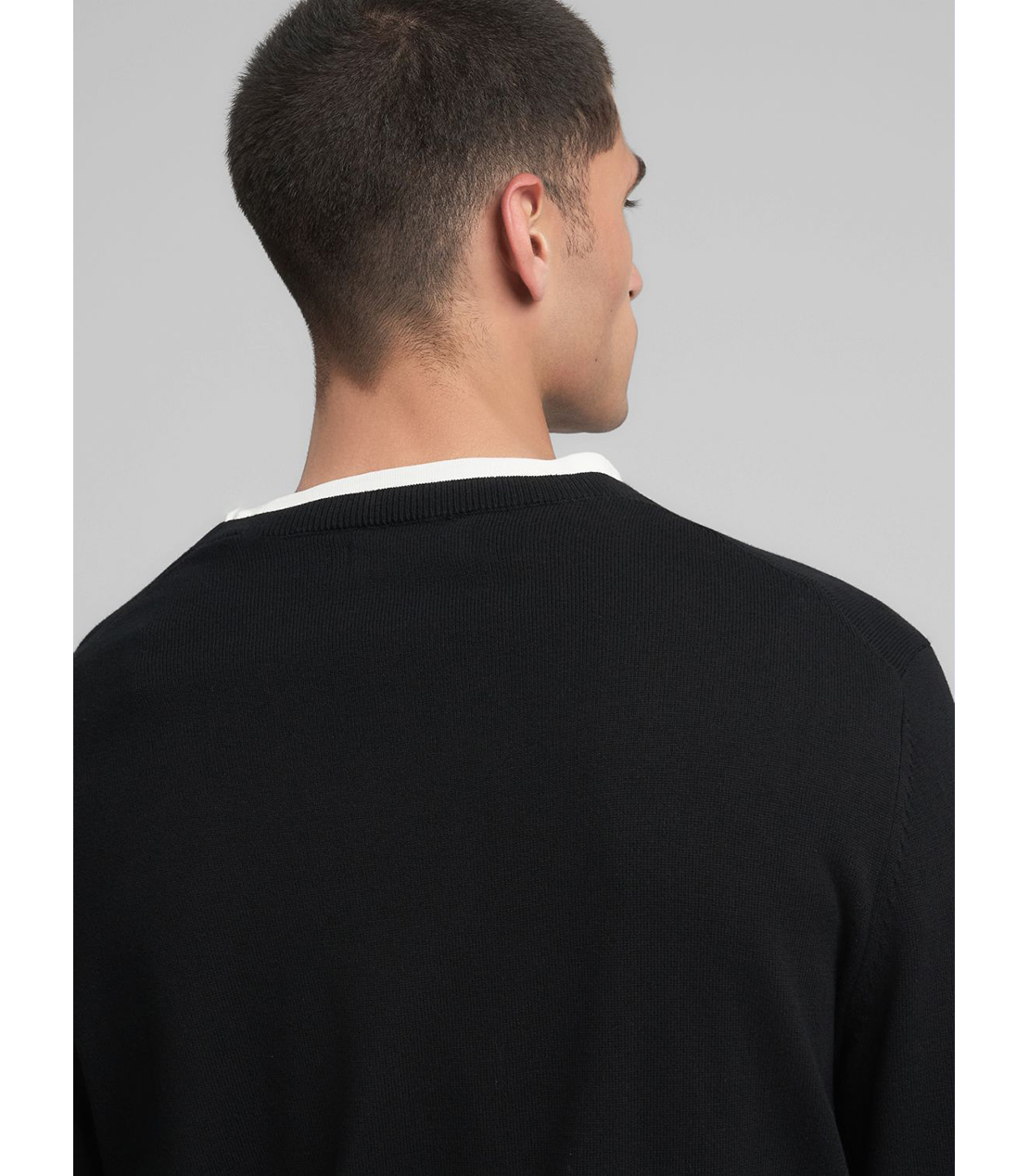 R刺しゅうコットンプルオーバー 詳細画像 ブラック 7